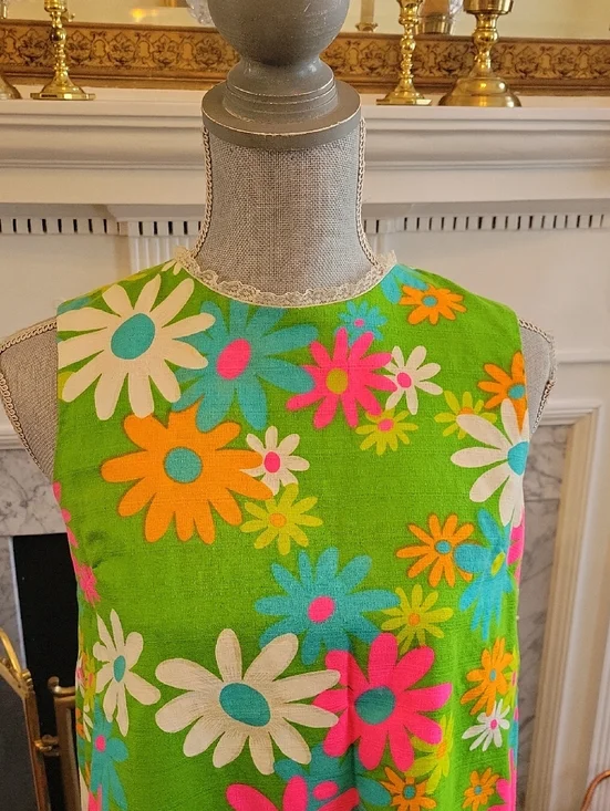 Vintage 60's Yarn Doll Fashions Of Hawaii Maxi Dress - Picture 2 of 9